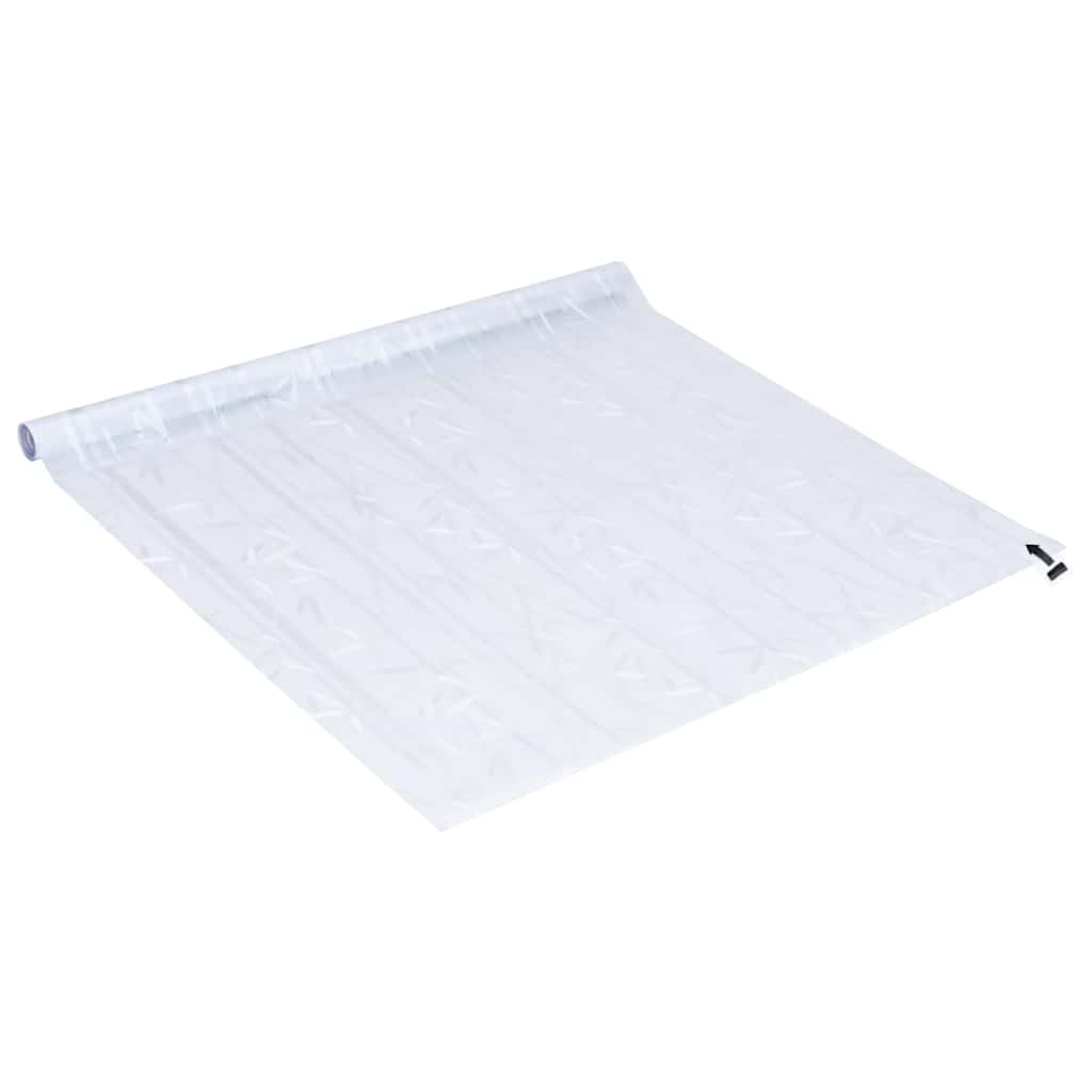 Statische Fensterfolie Bambus-Muster 45 x 500 cm PVC