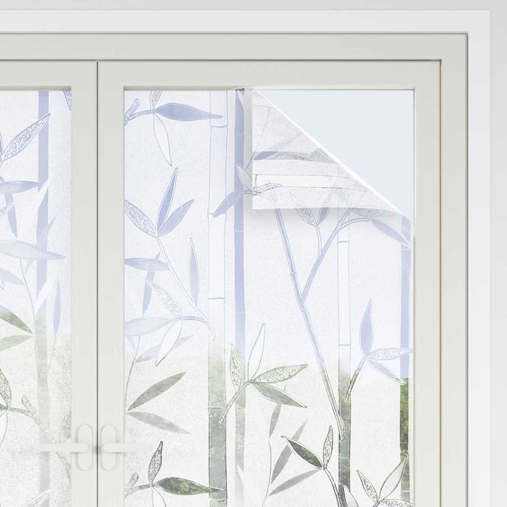 Statische Fensterfolie Bambus-Muster 60 x 500 cm PVC