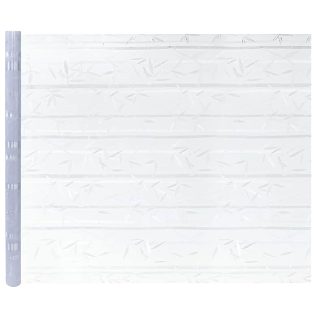 Statische Fensterfolie Bambus-Muster 60 x 500 cm PVC