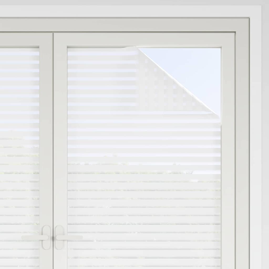 Statische Fensterfolie Jalousien-Muster 90 x 500 cm PVC