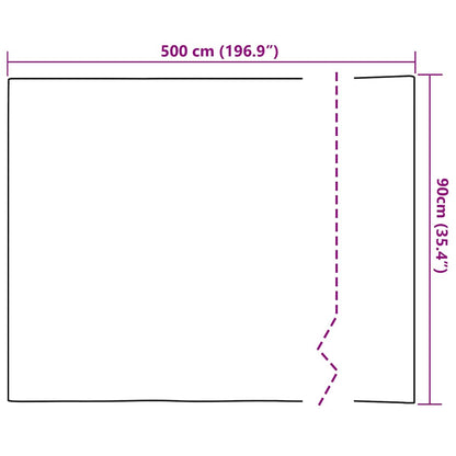 Statische Fensterfolie Vereiste Blume 90 x 500 cm PVC
