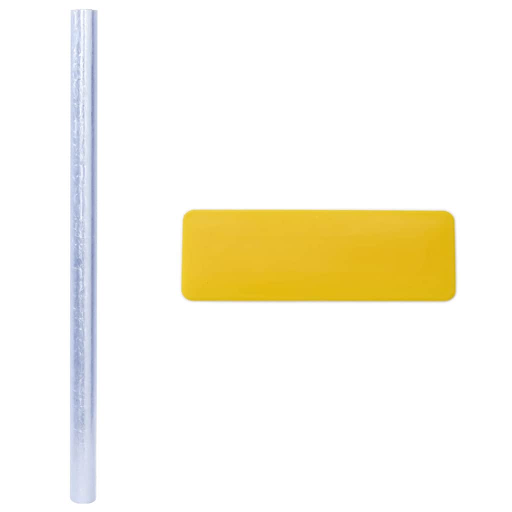 Statische Fensterfolie Transparent 90 x 1000 cm PVC