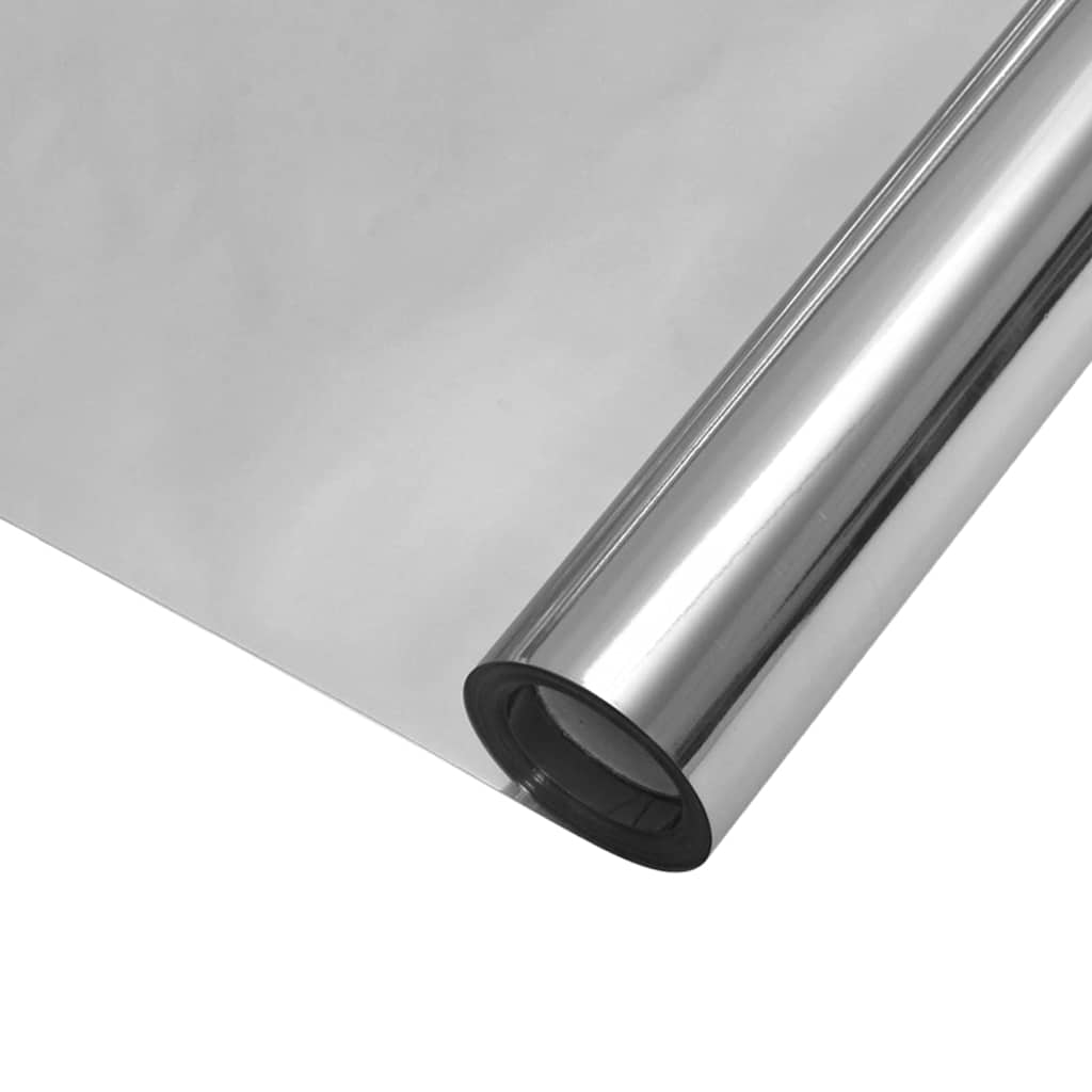 Statische Reflektierende Solarfensterfolie Silber 60 x 1000 cm