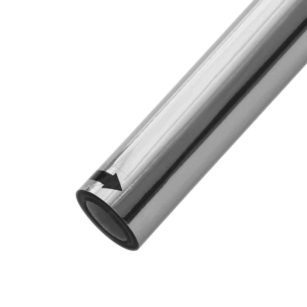 Statische Reflektierende Solarfensterfolie Silber 90 x 2000 cm