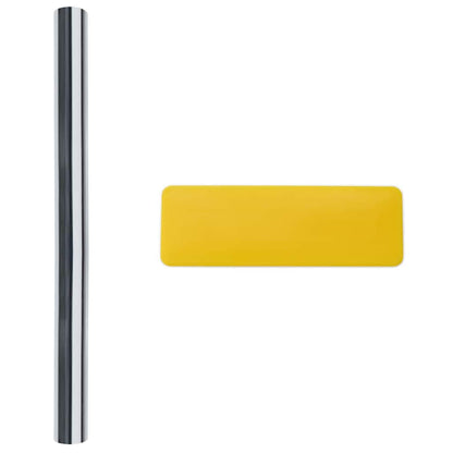 Statische Reflektierende Solarfensterfolie Silber 90 x 2000 cm
