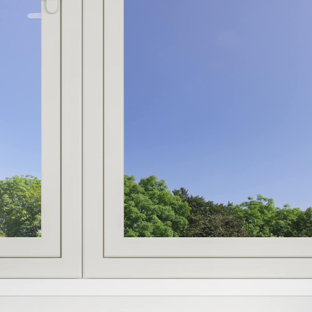 Statische Reflektierende Solarfensterfolie Silber 90 x 2000 cm