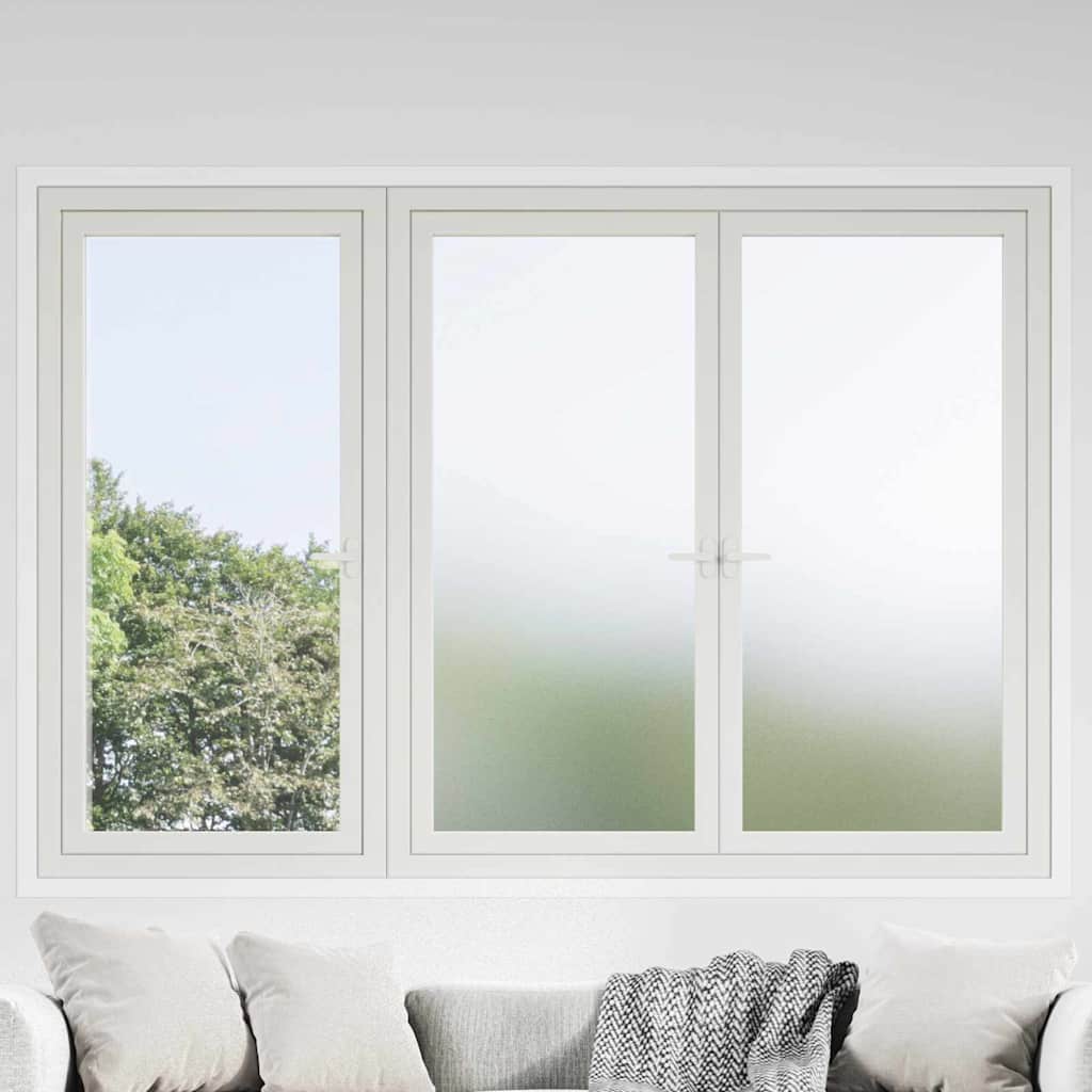Selbstklebende Fensterfolie Frostiges Weiß 45 x 500 cm PVC