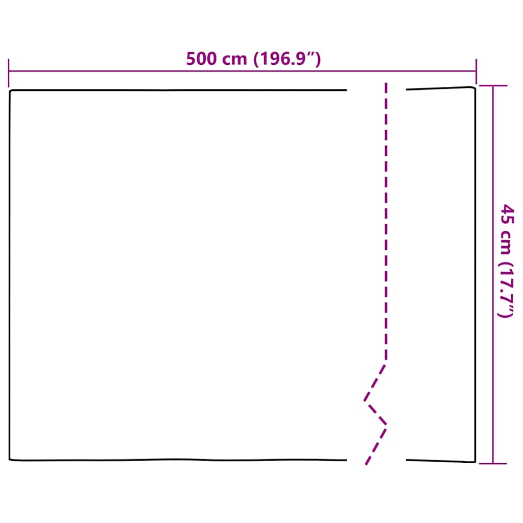 Selbstklebende Fensterfolie Frostiges Weiß 45 x 500 cm PVC