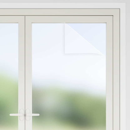 Selbstklebende Fensterfolie Frostiges Weiß 60 x 1000 cm PVC