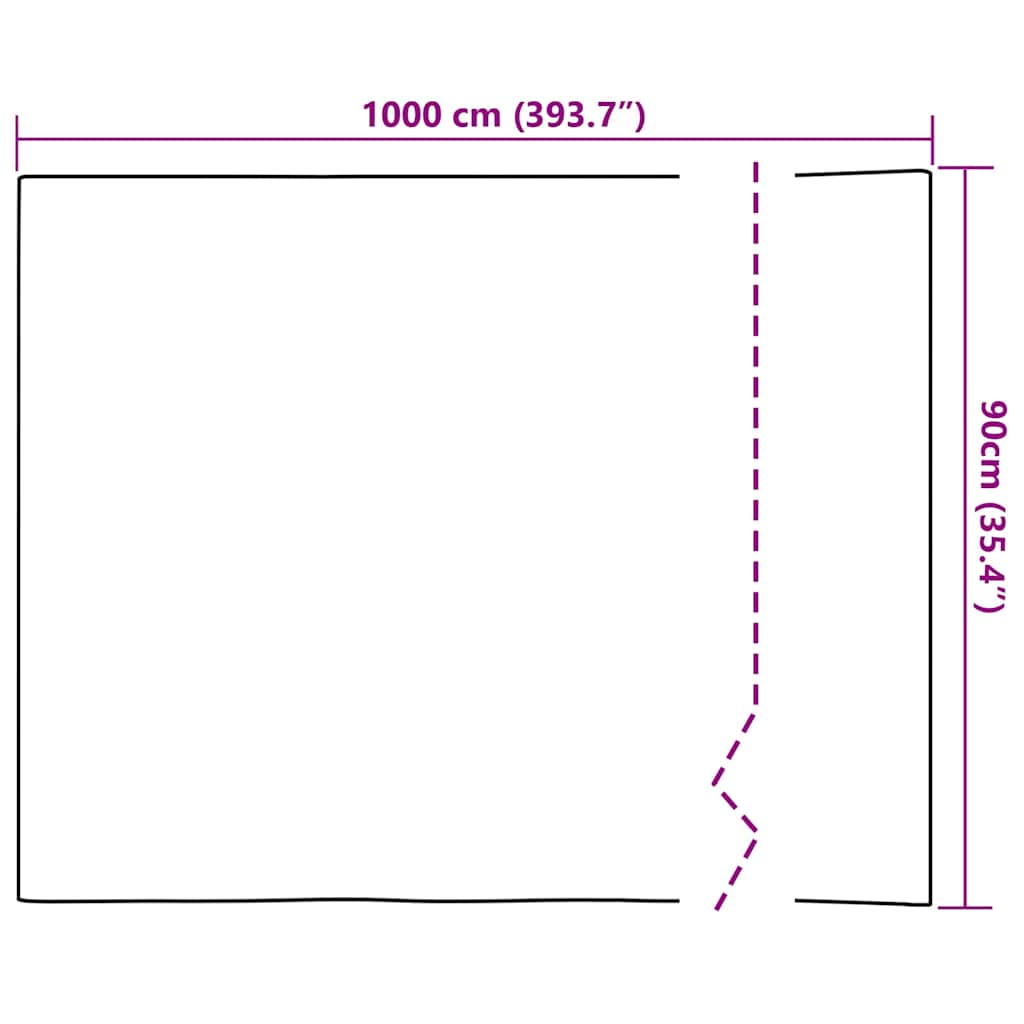 Selbstklebende Fensterfolie Frostiges Weiß 90 x 1000 cm PVC