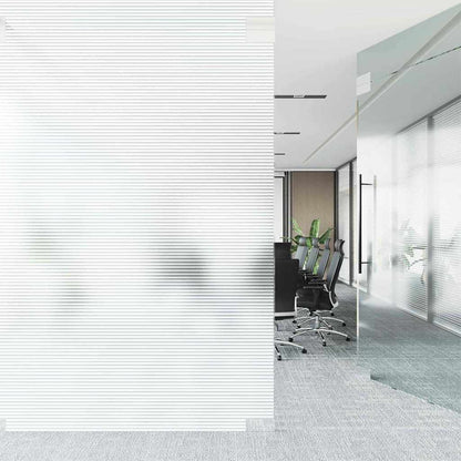 Selbstklebende Fensterfolie Mattierte Streifen 45 x 1000 cm PVC