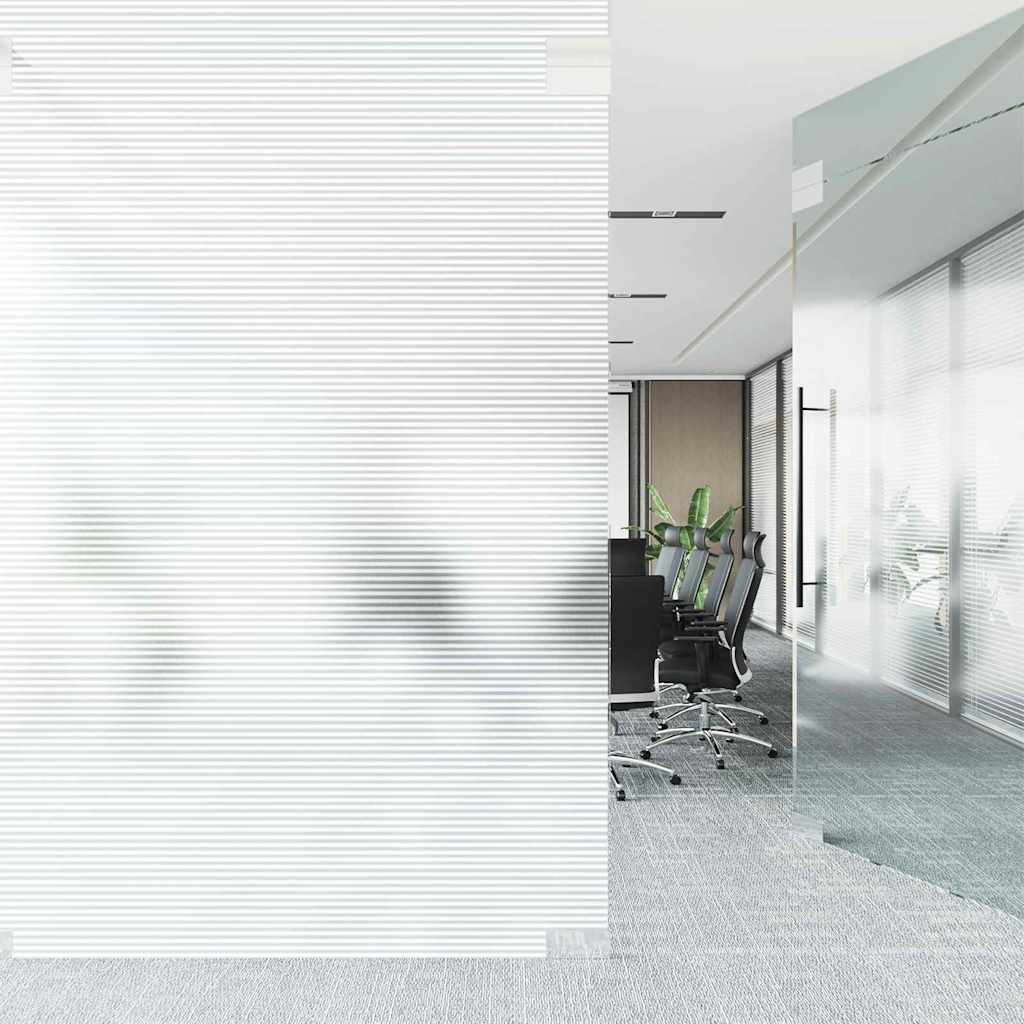Selbstklebende Fensterfolie Mattierte Streifen 90 x 500 cm PVC