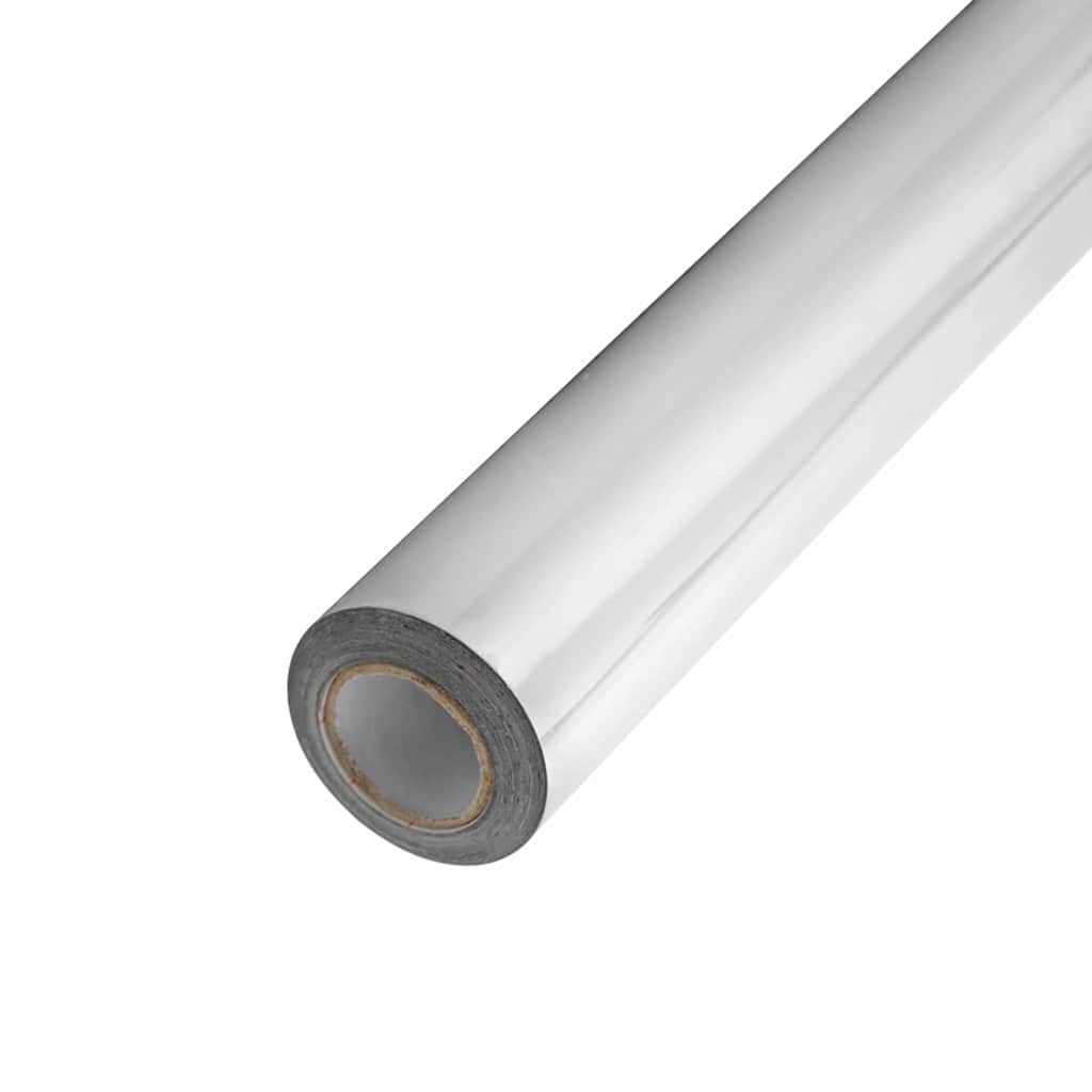 Selbstklebende Spiegel-Folie 45 x 100 cm 2 Stk. Silber PET