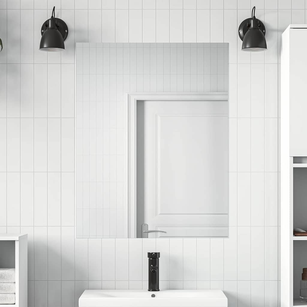Selbstklebende Spiegel-Folie 60 x 150 cm 2 Stk. Silber PET