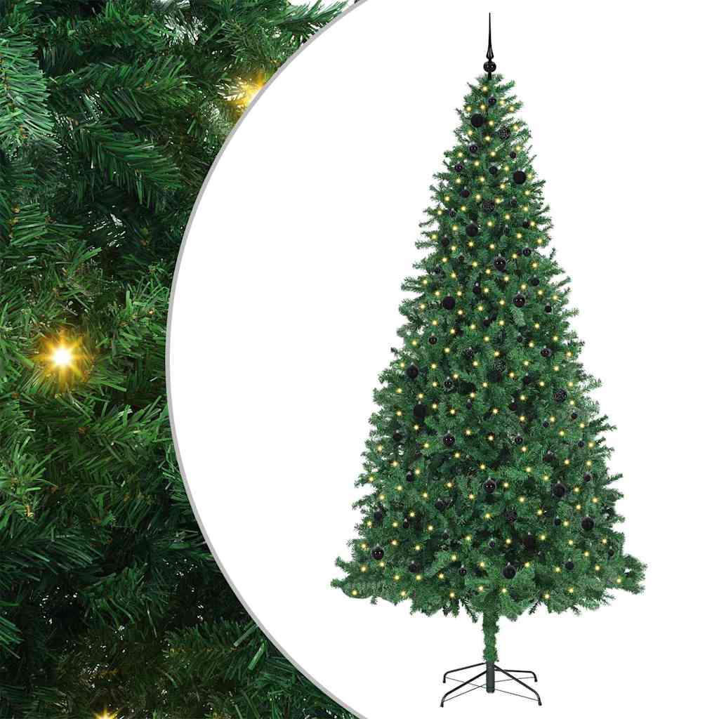 Künstlicher Weihnachtsbaum mit 300 LEDs mit Ständer Grün 300 cm