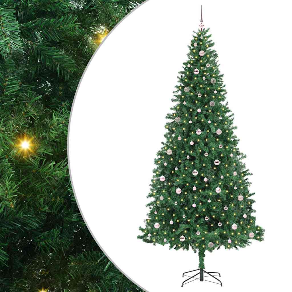 Künstlicher Weihnachtsbaum mit 300 LEDs mit Ständer Grün 300 cm