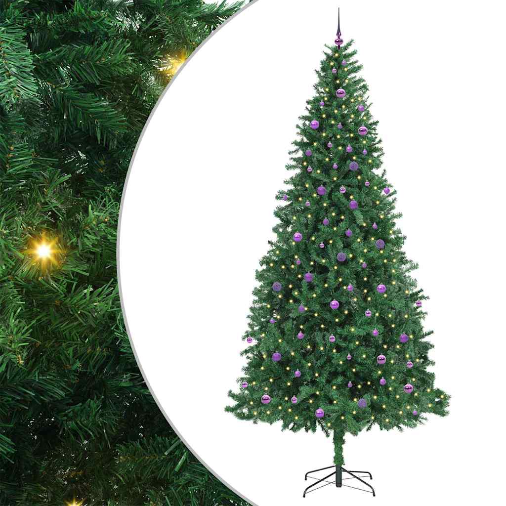 Künstlicher Weihnachtsbaum mit 300 LEDs mit Ständer Grün 300 cm