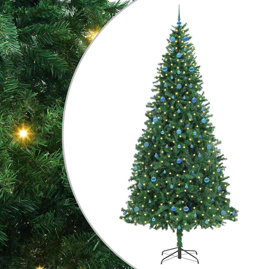 Künstlicher Weihnachtsbaum mit 300 LEDs mit Ständer Grün 300 cm
