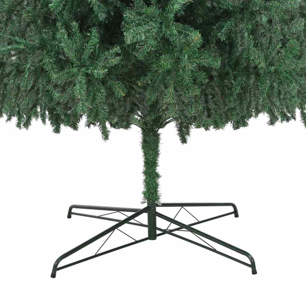 Weihnachtsbaum mit dekorativen Saitenlichtern Grün 400 cm PVC