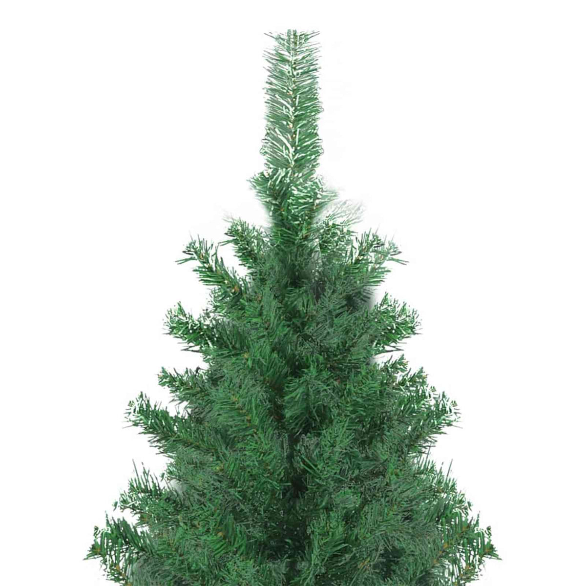 Weihnachtsbaum mit dekorativen Lichterketten Grün 400 cm PVC