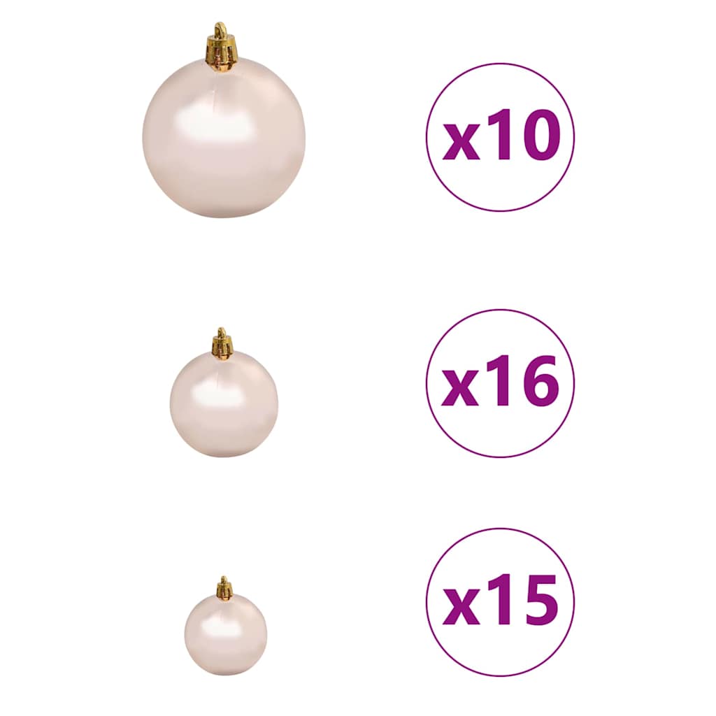 Weihnachtsbaum mit dekorativen Saitenlichtern Grün 400 cm PVC