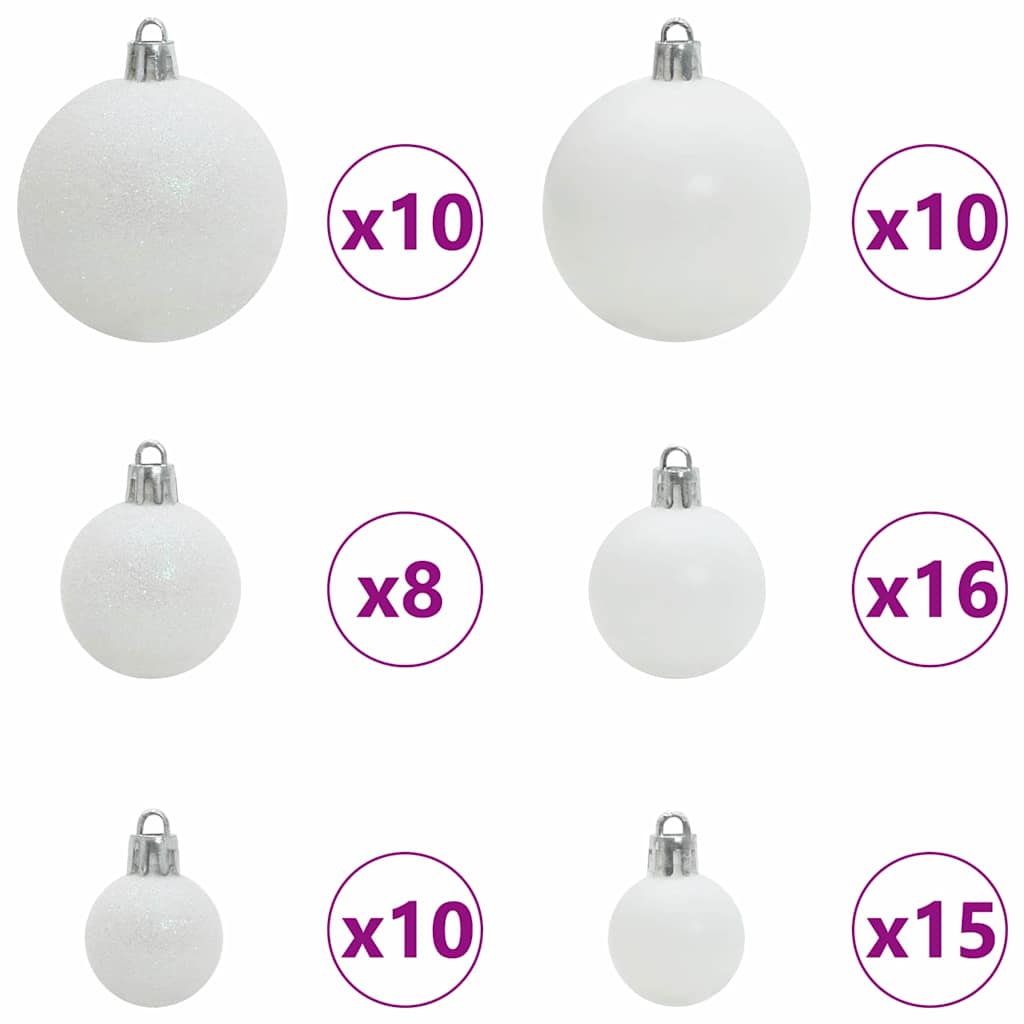 Weihnachtsbaum mit dekorativen Lichterketten Grün 400 cm PVC