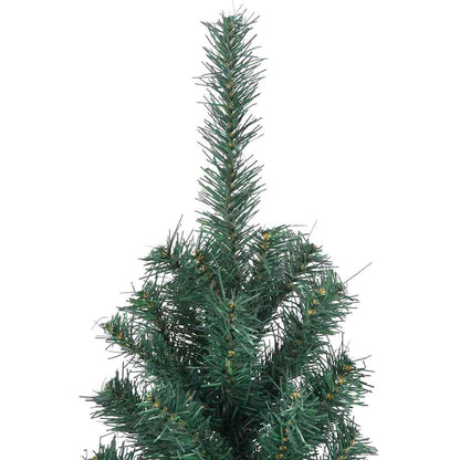 Künstlicher vorbeleuchteter Weihnachtsbaum mit Kugelset Grün