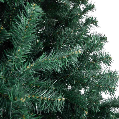 Künstlicher vorbeleuchteter Weihnachtsbaum mit Kugelset Grün