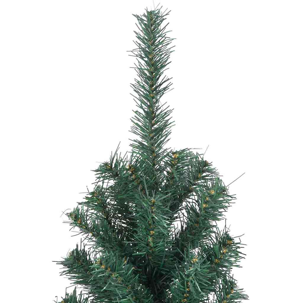 Künstlicher vorbeleuchteter Weihnachtsbaum mit Kugelset Grün