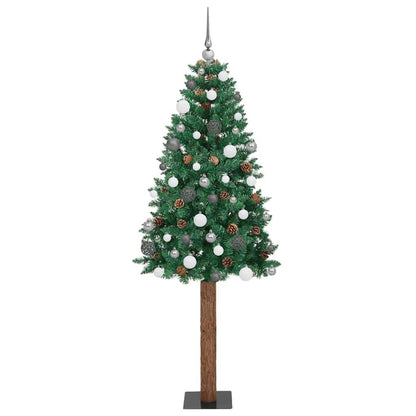 Schlanker Weihnachtsbaum Grün 210 cm