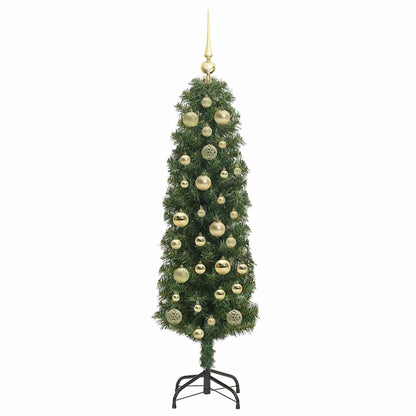 Künstlicher Weihnachtsbaum mit 150 LEDs mit Ständer Grün 120 cm