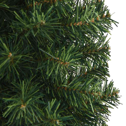 Künstlicher Weihnachtsbaum mit 150 LEDs mit Ständer Grün 120 cm