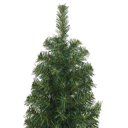 Künstlicher Weihnachtsbaum mit LED-Beleuchtung Grün 210 cm