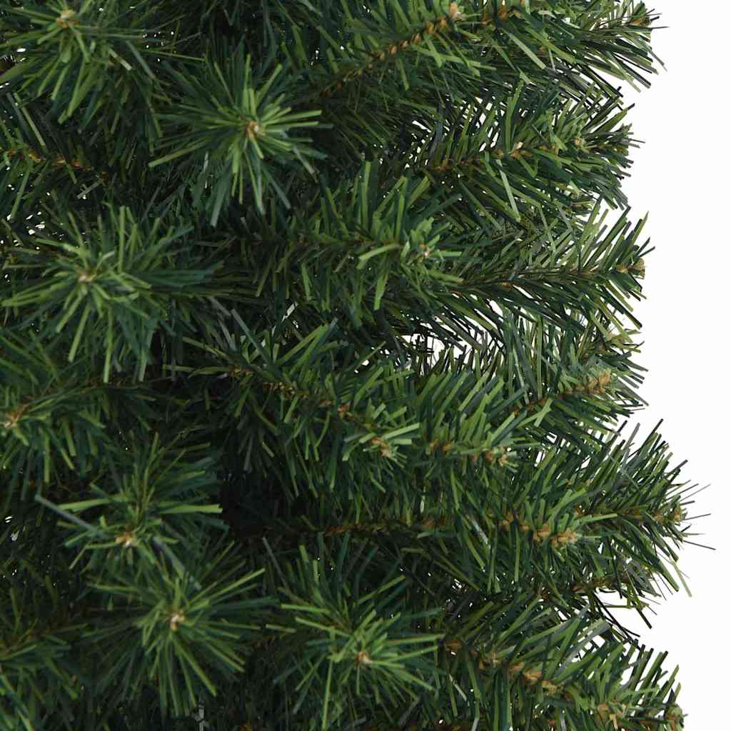 Künstlicher Weihnachtsbaum mit 300 LEDs mit Ständer Grün 210 cm