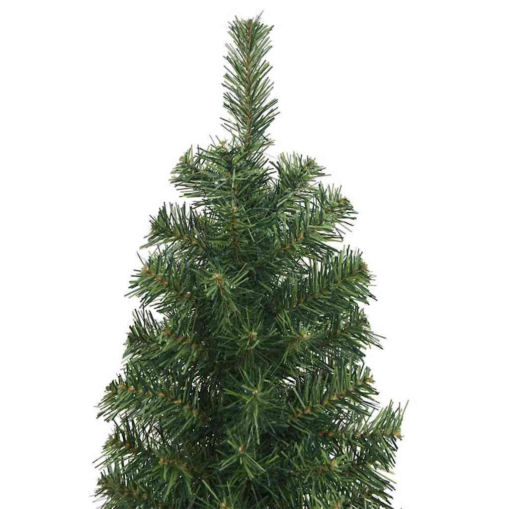 Künstlicher Weihnachtsbaum mit 300 LEDs mit Ständer Grün 240 cm