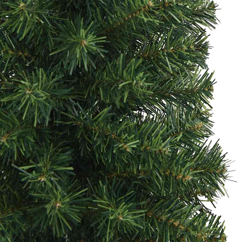 Künstlicher Weihnachtsbaum mit 300 LEDs mit Ständer Grün 240 cm