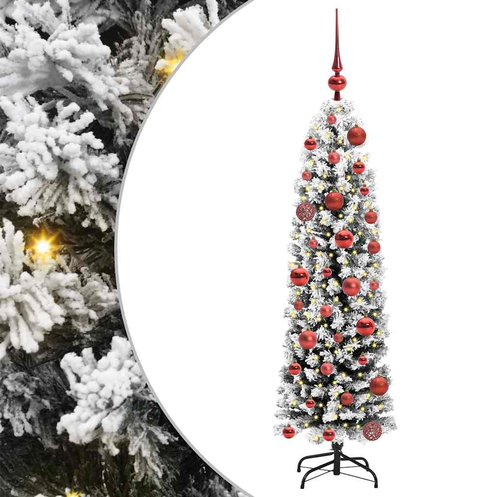 Künstlicher Weihnachtsbaum mit 150 LEDs mit Ständer Grün 120 cm