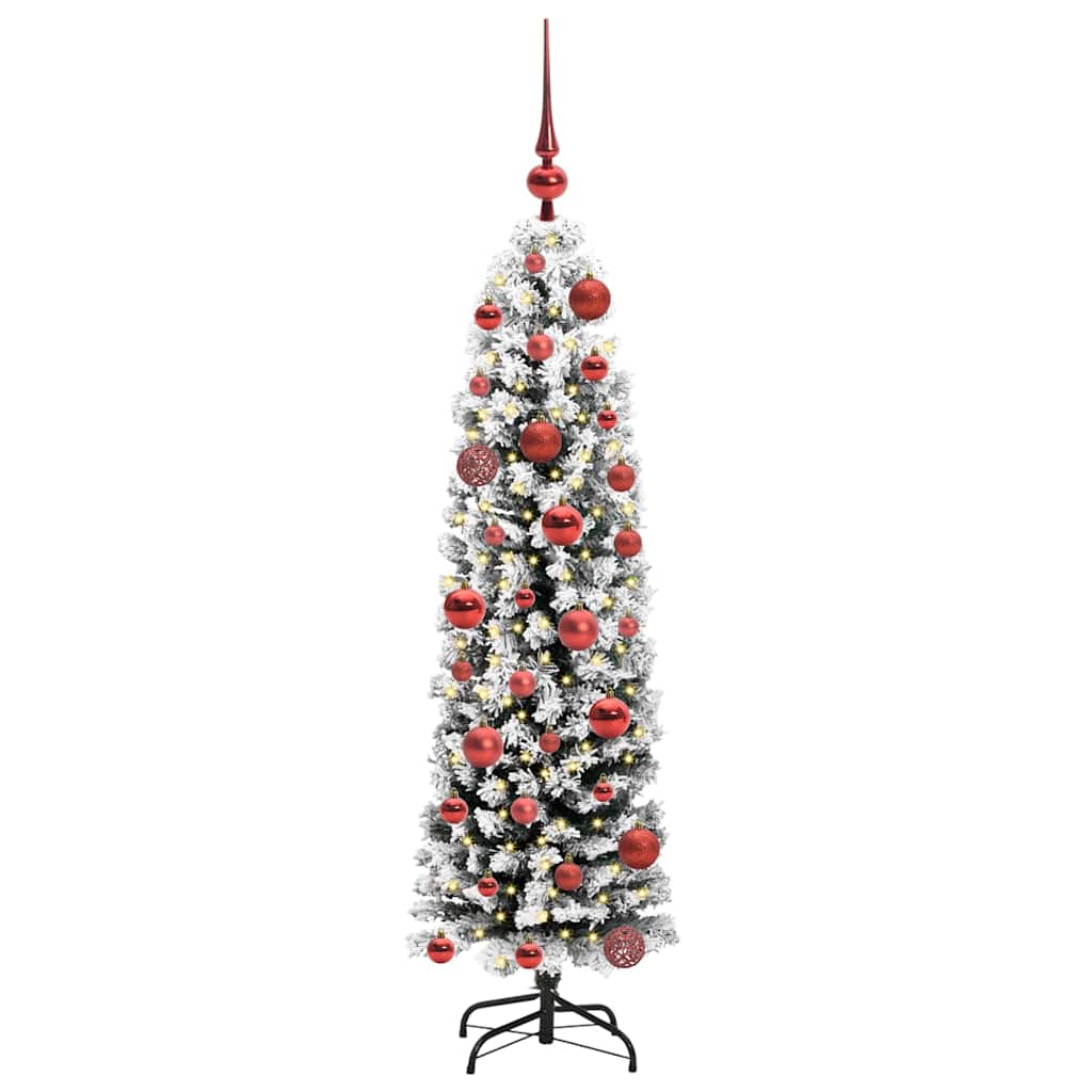 Künstlicher Weihnachtsbaum mit 150 LEDs mit Ständer Grün 120 cm