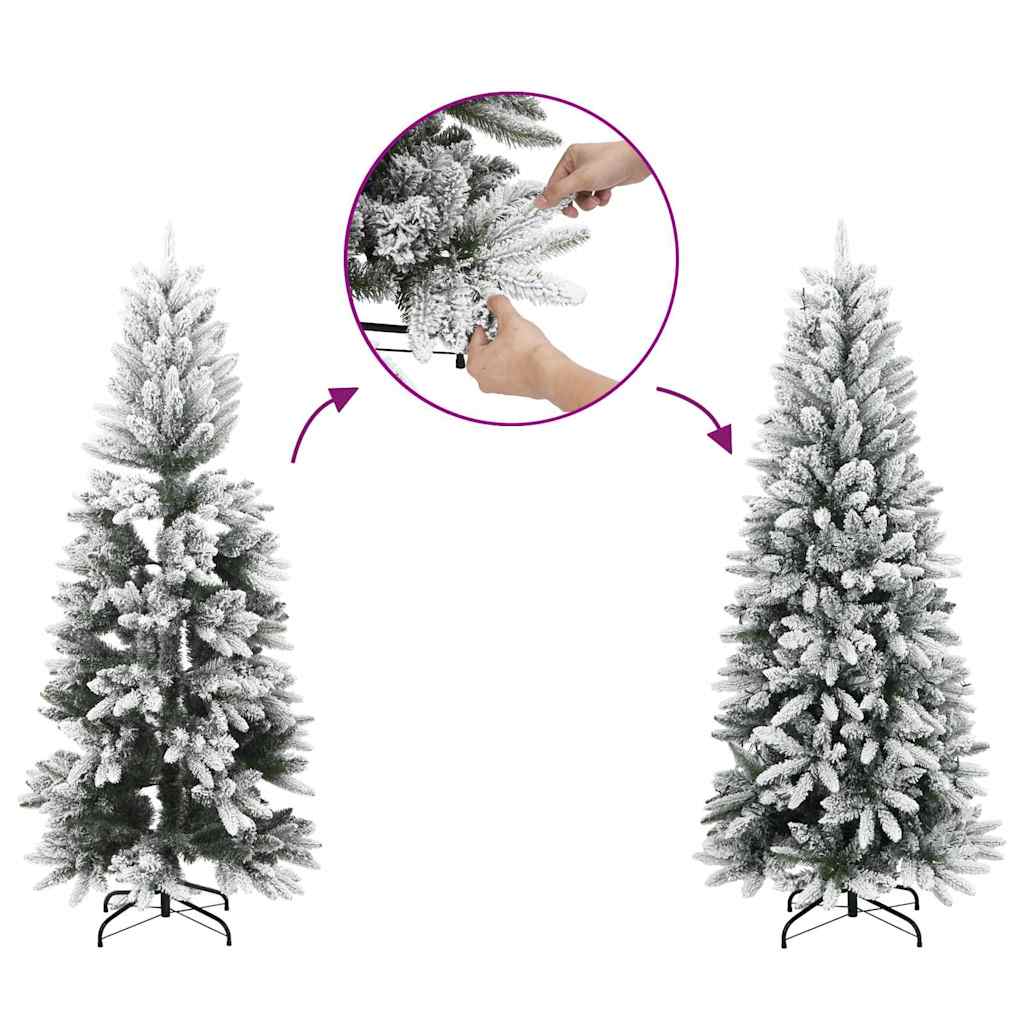 Künstlicher Weihnachtsbaum mit 150 LEDs mit Ständer Grün 120 cm