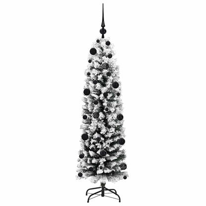 Künstlicher Weihnachtsbaum mit 150 LEDs mit Ständer Grün 150 cm