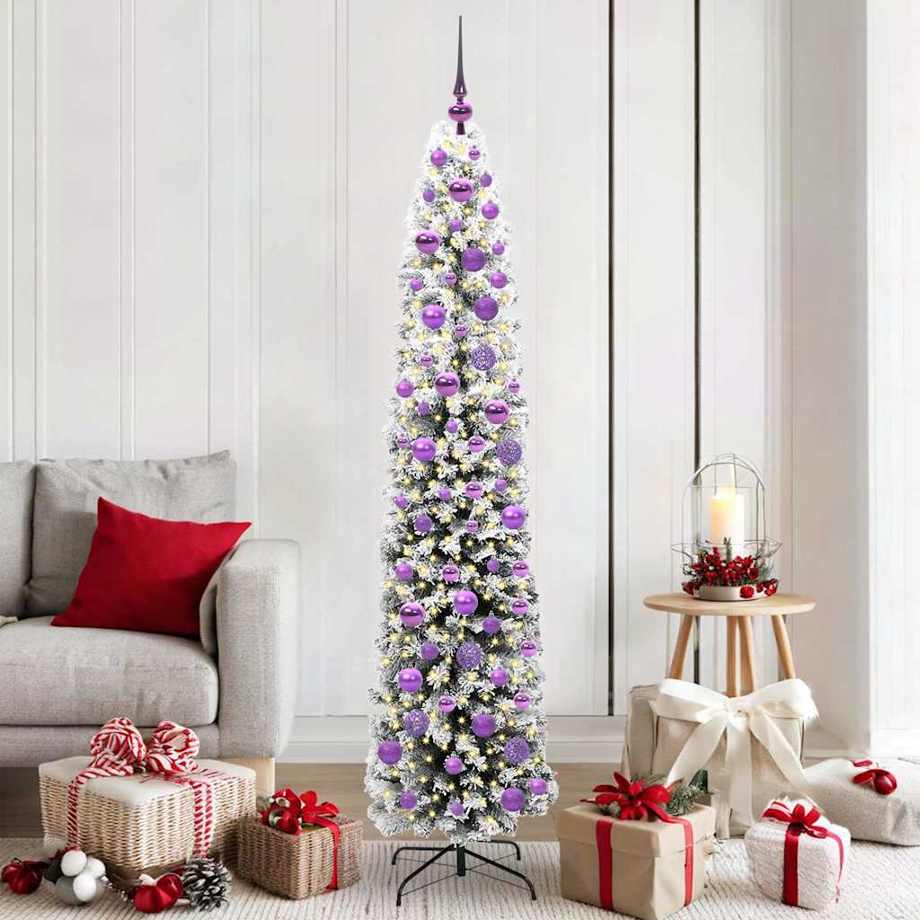 Künstlicher Weihnachtsbaum mit 300 LEDs mit Ständer Grün 180 cm