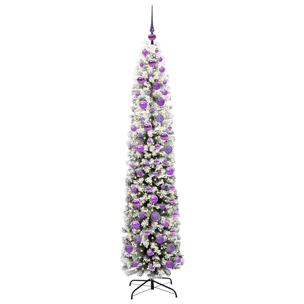 Künstlicher Weihnachtsbaum mit 300 LEDs mit Ständer Grün 180 cm