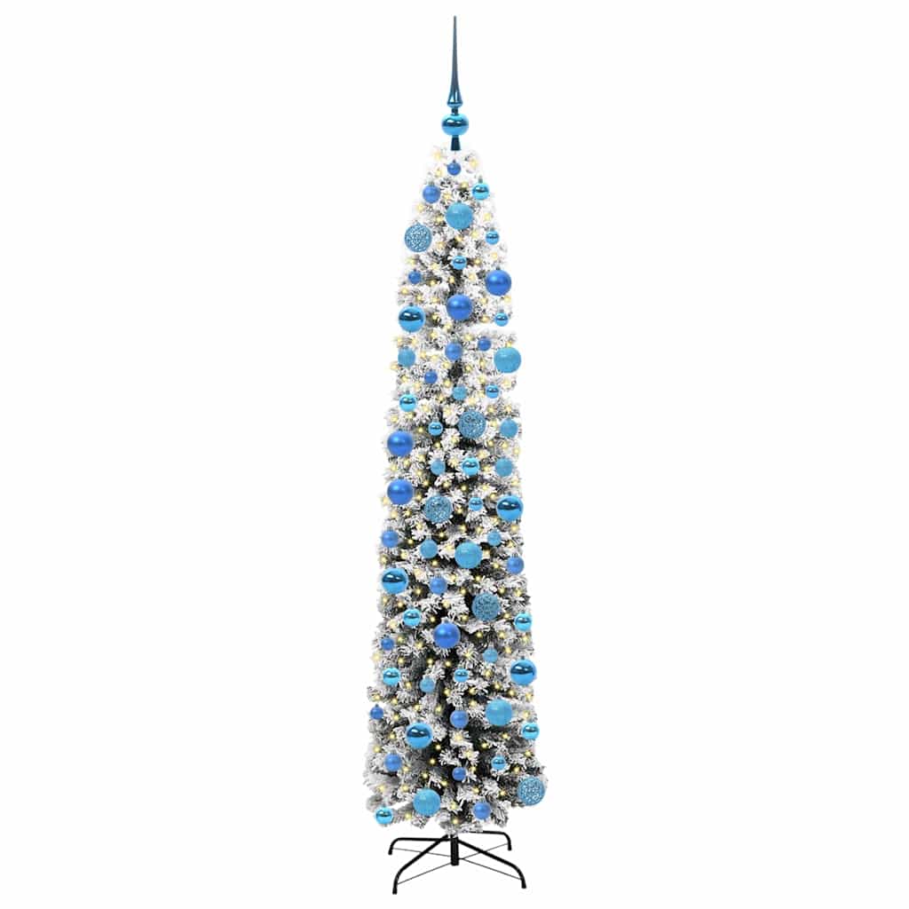 Künstlicher Weihnachtsbaum mit 300 LEDs mit Ständer Grün 180 cm