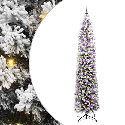 Künstlicher Weihnachtsbaum mit 300 LEDs mit Ständer Grün 210 cm