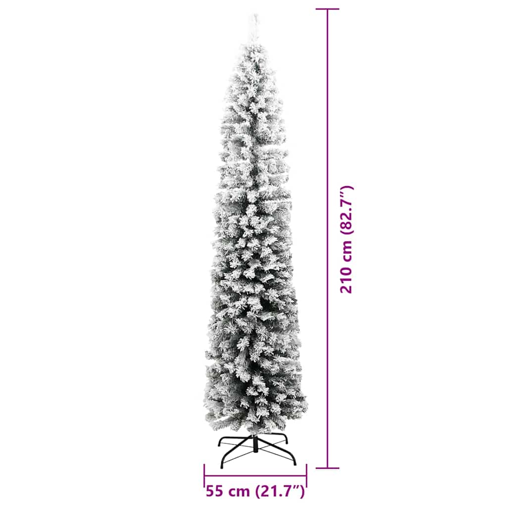 Künstlicher Weihnachtsbaum mit 300 LEDs mit Ständer Grün 210 cm