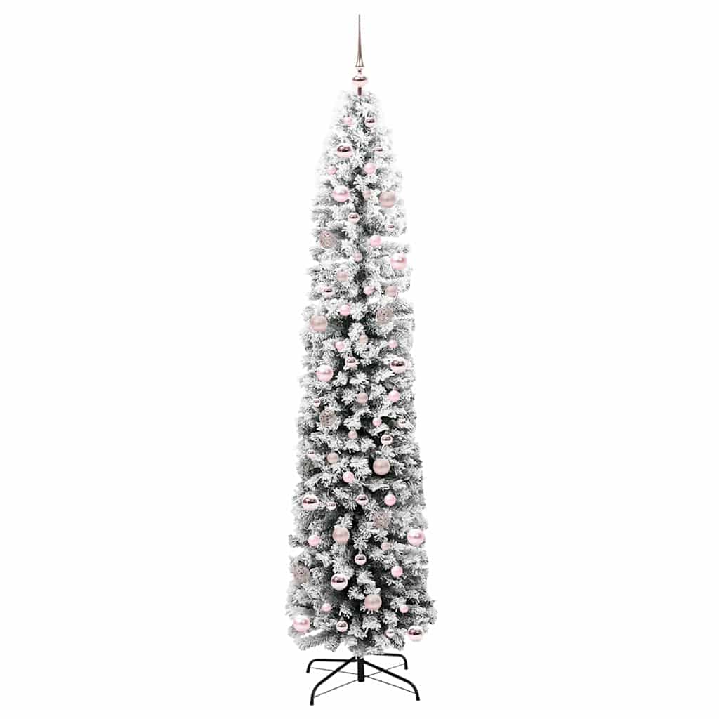 Künstlicher Weihnachtsbaum mit 300 LEDs mit Ständer Grün 240 cm