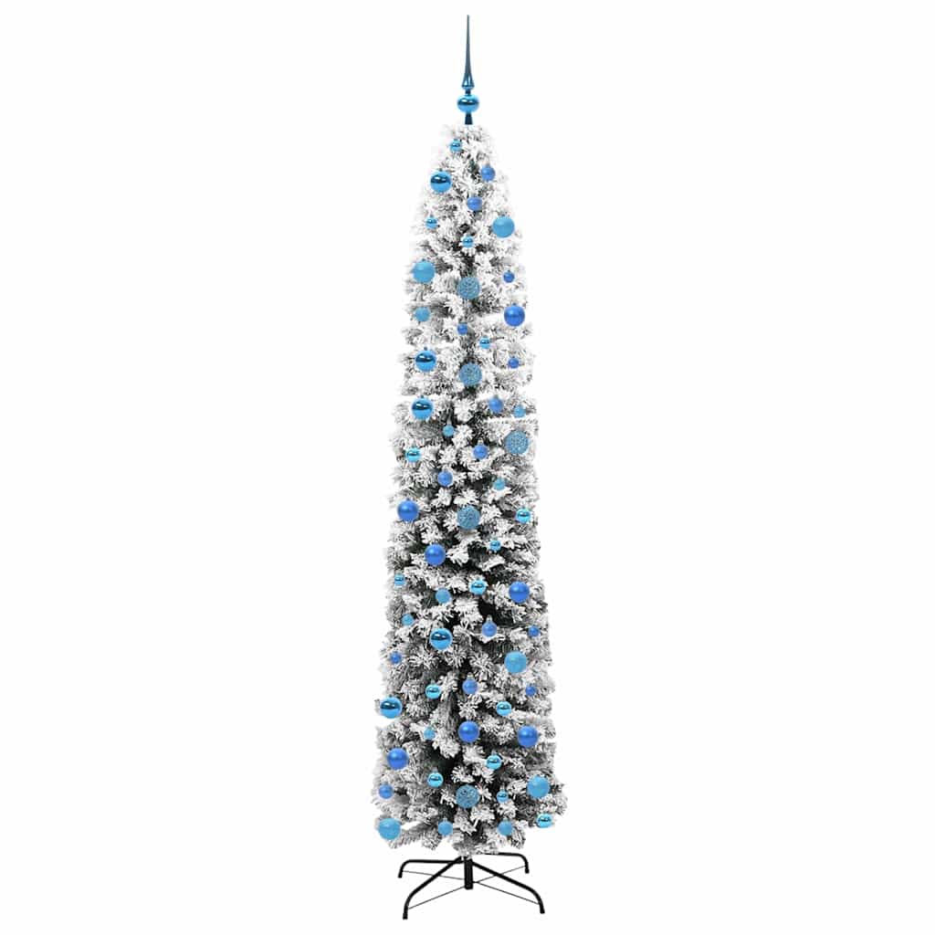 Künstlicher Weihnachtsbaum mit 300 LEDs mit Ständer Grün 240 cm