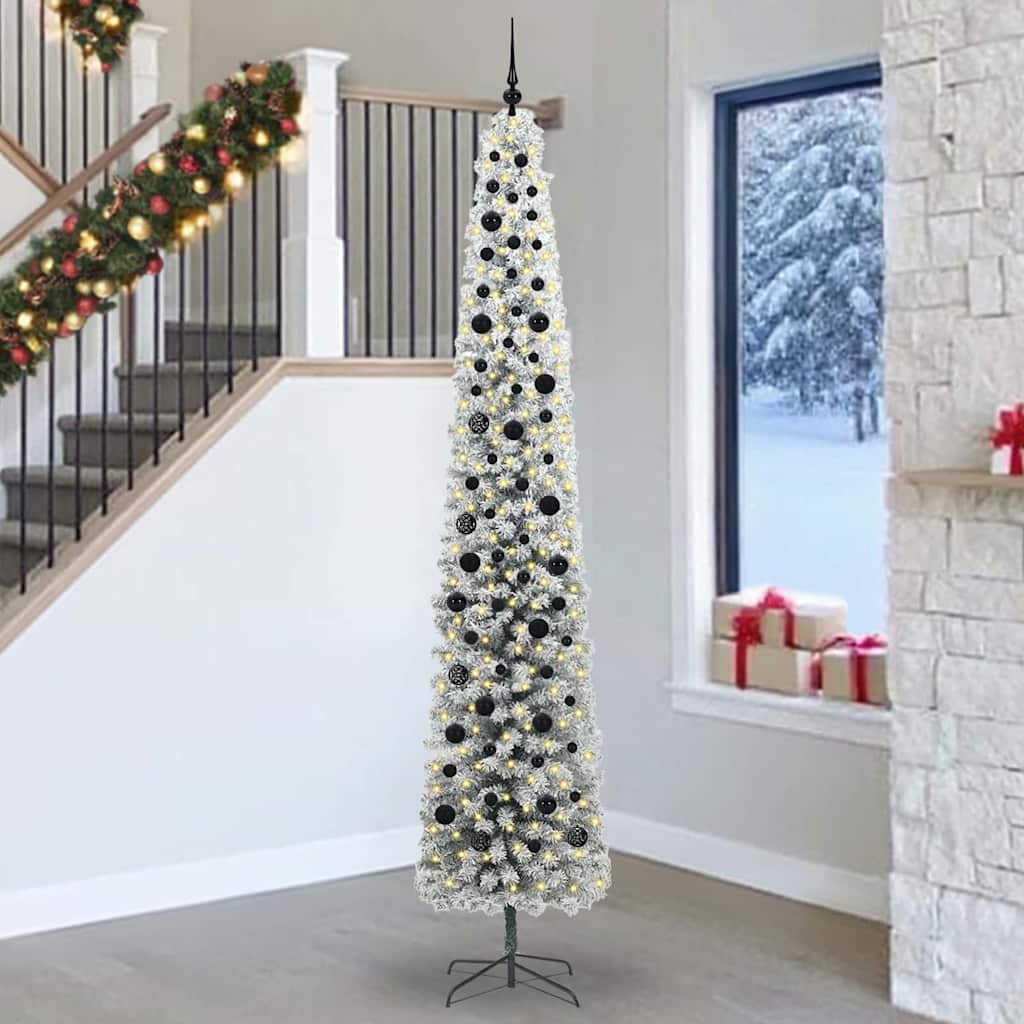 Künstlicher Weihnachtsbaum mit 300 LEDs mit Ständer Grün 270 cm
