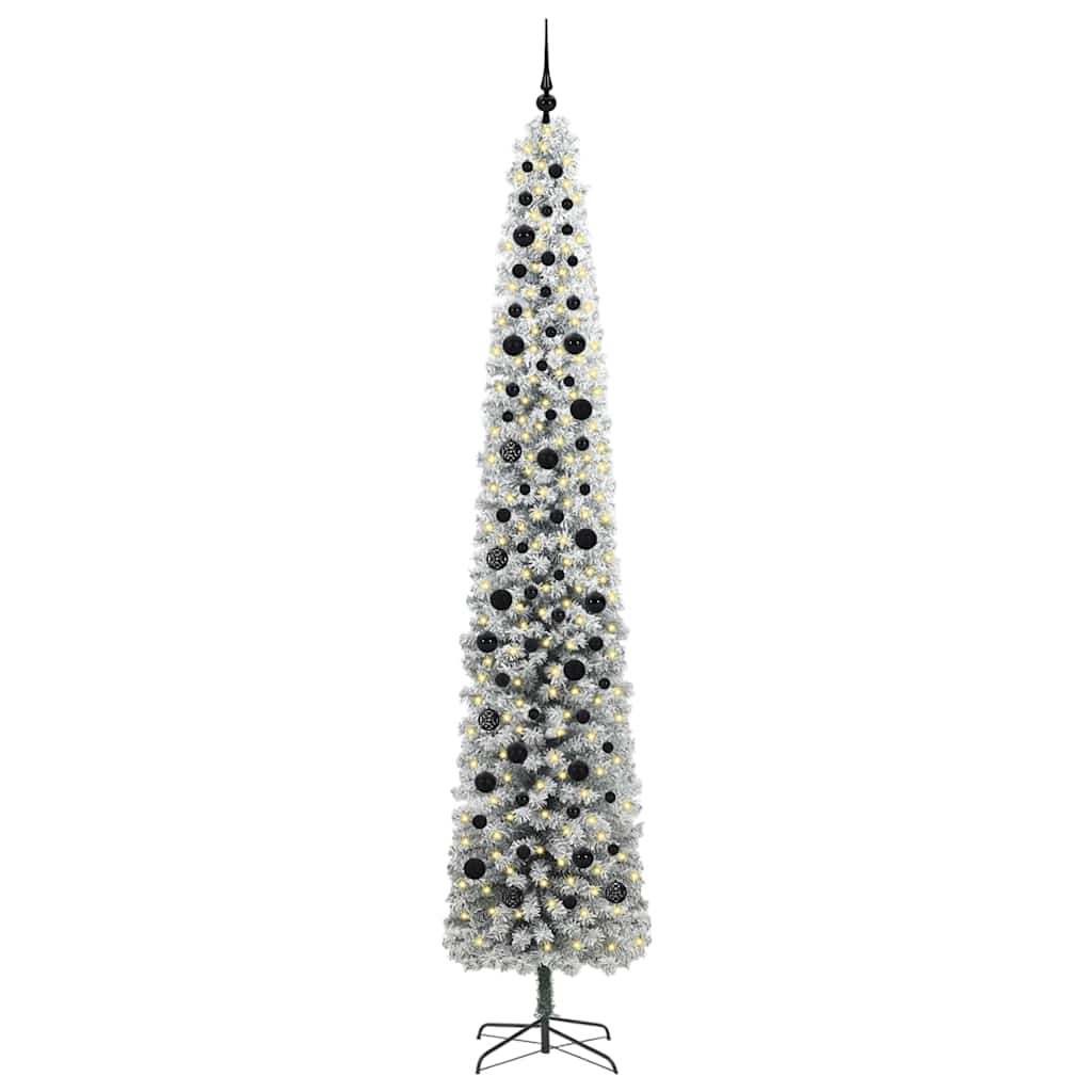 Künstlicher Weihnachtsbaum mit 300 LEDs mit Ständer Grün 270 cm