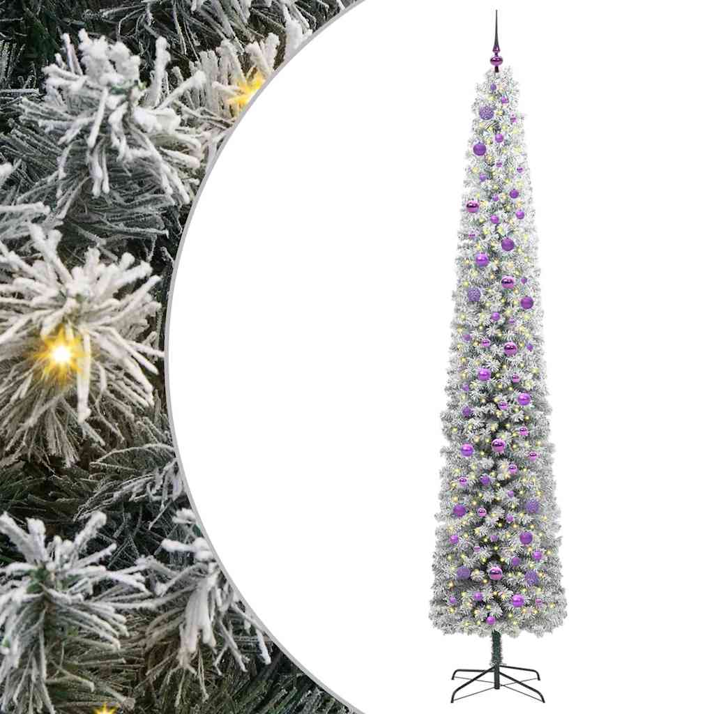 Künstlicher Weihnachtsbaum mit 300 LEDs mit Ständer Grün 270 cm